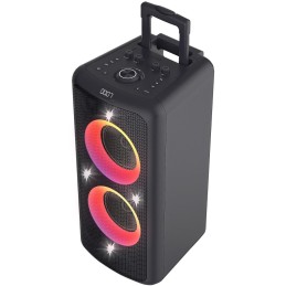 FENDA F&D párty repro PA300/ trolejové/ 100W/ BT/ USB/ FM rádio/ optický vstup/ bezdrát. mikrofon/ dálkové ovládání