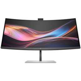 HP 734pm/ 34"/ prohnutý/ 3440x1440/ IPS/ 5ms/ 400 cd/m2/ 2000:1/ HDMI/ DP/ USB/ Thunderbolt4/ VESA/ repro/ stříbrný
