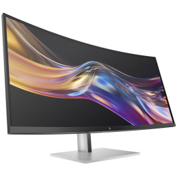 HP 738pu/ 37,5"/ prohnutý/ 3840x1600/ IPS/ 5ms/ 400 cd/m2/ 2000:1/ HDMI/ DP/ USB/ Thunderbolt4/ VESA/ stříbrný