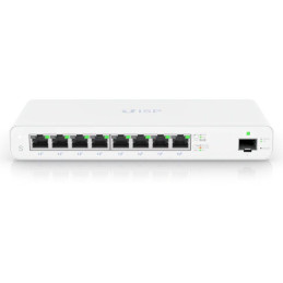 POUŽITÉ - ROZBALENÉ - Ubiquiti UISP Switch - 8x Gbit RJ45 port, 1x SFP port, 8x PoE Out 27V, fanless - Výprodej