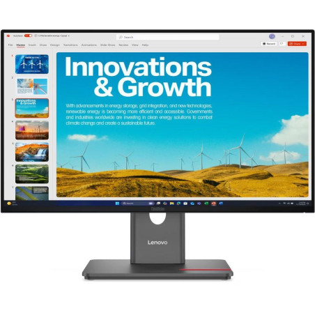 Lenovo P24QD-40/ 23,8" / IPS/ 2560x1440/ 16:9/ 300cd/m2cmd/ 1500:1/ 4ms/ HDMI/ DP/ USB/ USB-C/ LAN/ PIVOT