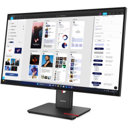Lenovo T32UD-40/ 31,5" IPS / 3840x2160/ 16:9/ 350cd/m2cmd/ 1500:1 / 4ms/ HDMI/ DP/ USB/ USB-C/ LAN/ VESA/ PIVOT/ černý
