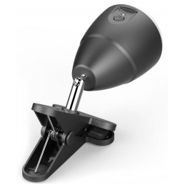 IMMAX LED lampička KLIP/ 5W/ 140lm/ 4000K/ DC 3,7V/ 5V/ IP20/ USB/ černá