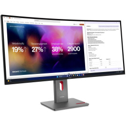 Lenovo P40WD-40/ 39,7" IPS / 5120x2160/ 21:9/ 300cd/m2cmd/ 1000:1 / 4ms/ HDMI/ DP/ USB/ Thunderbolt4/ LAN/ černý