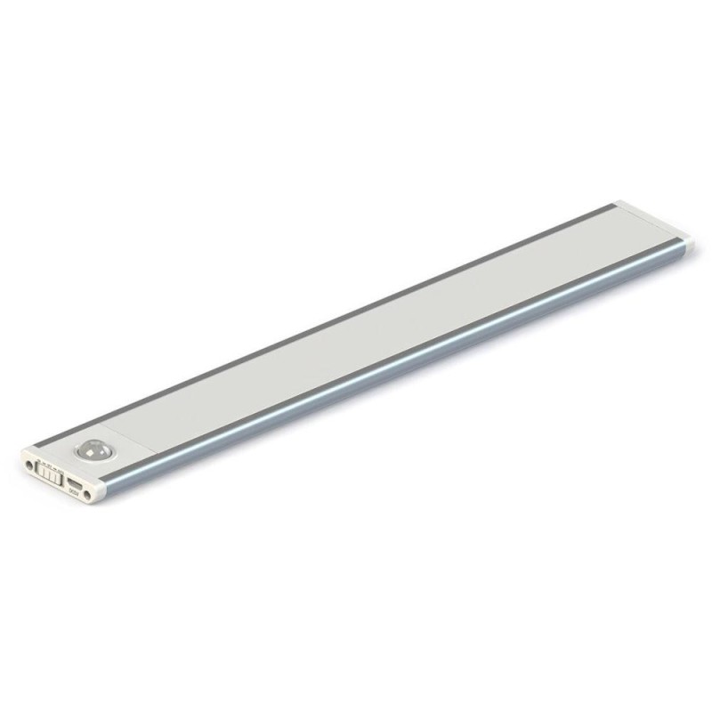 IMMAX LED interierové světlo CABINET-4/ 1,5W/ 85lm/ 4000K/ 300 x 40 x 9mm/ micro USB/ PIR senzor