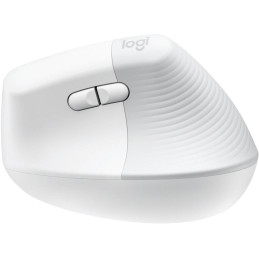 Logitech Lift for Mac Vertical Ergonomic Mouse - White   Vertikální myš, optická, 6 tlačítek, bezdrátová, Bluetooth