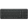 Klawiatura Logitech K250/ Kompaktowa/ Bezprzewodowa/ 2,4 GHz/ Odbiornik USB/ Bluetooth/ CZ/ Czarna
