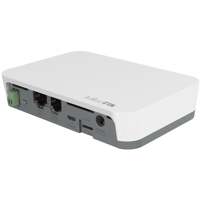 POUŽITÉ - MikroTik KNOT IoT Gateway  CAT-M/NB, Bluetooth, 2x LAN, 1x SIM, microUSB, 2.4 GHz b/g/n, L4