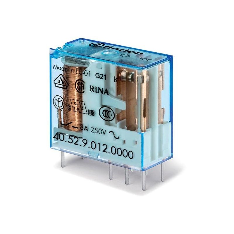 Solarmi relé Finder 40.52.9.012.0000 8A 12VDC