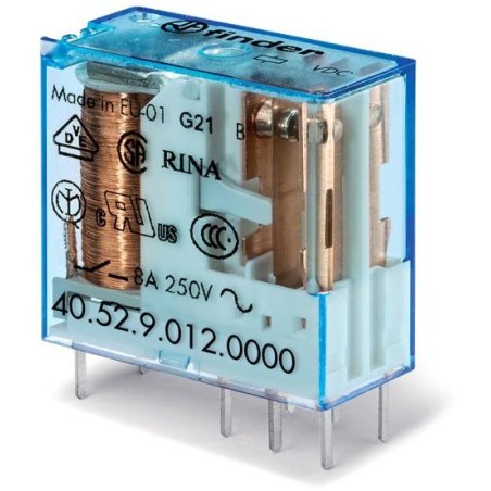 Solarmi relé Finder 40.52.9.012.0000 8A 12VDC