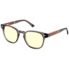 Okulary biurowe/do gier GUNNAR TIOGA GRAY CRYSTAL/WALNUT bursztynowe soczewki MINERAL BLF 65 GUNNAR focus