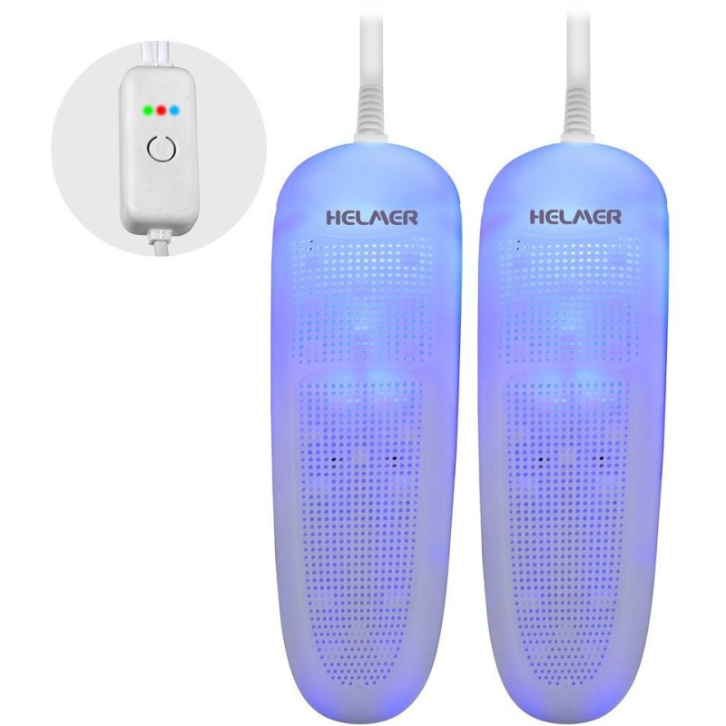 POŠKOZENÝ OBAL - HELMER vysoušeč a sterilizátor obuvi UV 01/ pro všechny druhy obuvi/ časovač/ vysoušení 4-5 hodin/ 15 W/ 230 ..