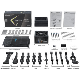 SEASONIC zdroj VERTEX PX-750 Platinum / 750W / ATX3.1 / 135mm fan / 80PLUS Platinum