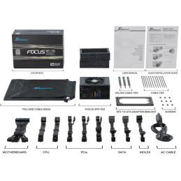 SEASONIC zdroj FOCUS SPX-750 / 750W / ATX2.4 / 80PLUS Gold