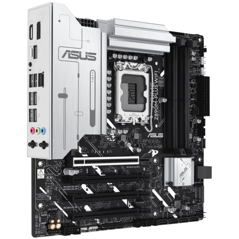 ASUS PRIME Z890M-PLUS WIFI / Z890 / LGA1851 / 4x DDR5 / M.2 / DP / HDMI / Wi-Fi / mATX
