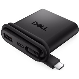 DELL Pro Travel Hub DA225/ dokovací stanice/ 2x USB-C/ USB/ HDMI