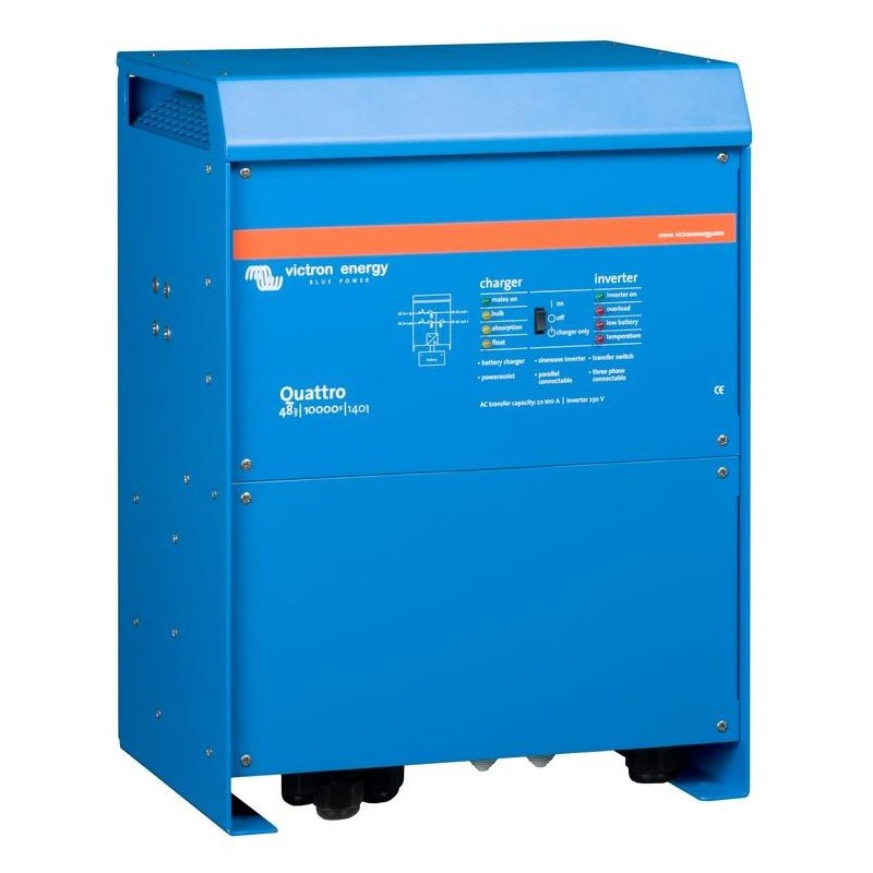 Victron Quattro měnič/nabíječ 48V/10000VA/140A-100A/100A