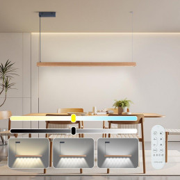 IMMAX NEO MADEIRA SMART lineár osvětlení, dřevo dub, 122cm, Wi-Fi, TUYA