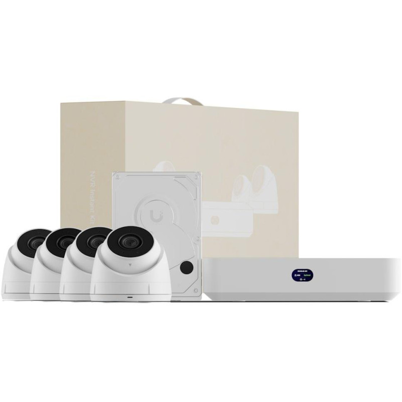 Ubiquiti UniFi Network Video Recorder Instant Kit - Sada 1x UniFi NVR Instant, 4x G5 Turret Ultra, 1x 3.5" HDD (1TB)