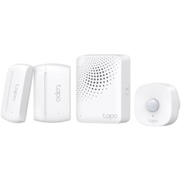 TP-Link Tapo T30 KIT, 1×Tapo T100, 2×Tapo T110, 1×Tapo H100, pohybový senzor, dveřní senzor, hub se zvonkem