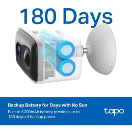 TP-Link Tapo C400 KIT Solární WiFi Kamera, venkovní, 2MPx, 1920 x 1080, audio, IR 10m, MicroSD, IP65