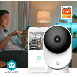 NEDIS IP kamera/ vnitřní/ Wi-Fi/ 3Mpix/ 1296p/ Onvif/ detekce pohybu/ noční vidění 10m/ bílá