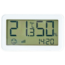 NEDIS chytrý snímač klimatických podmínek/ Zigbee 3.0/ napájení z baterie/ Android/ iOS/ bílý