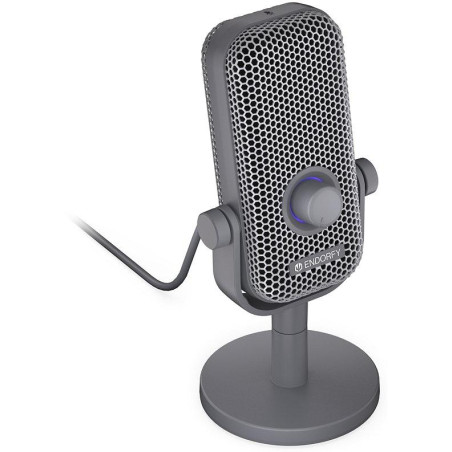 Endorfy mikrofon Solum Voice S / drátový / pop-up filtr / RGB podsvícení / USB-C / šedý