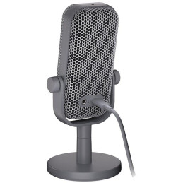 Endorfy mikrofon Solum Voice S / drátový / pop-up filtr / RGB podsvícení / USB-C / šedý