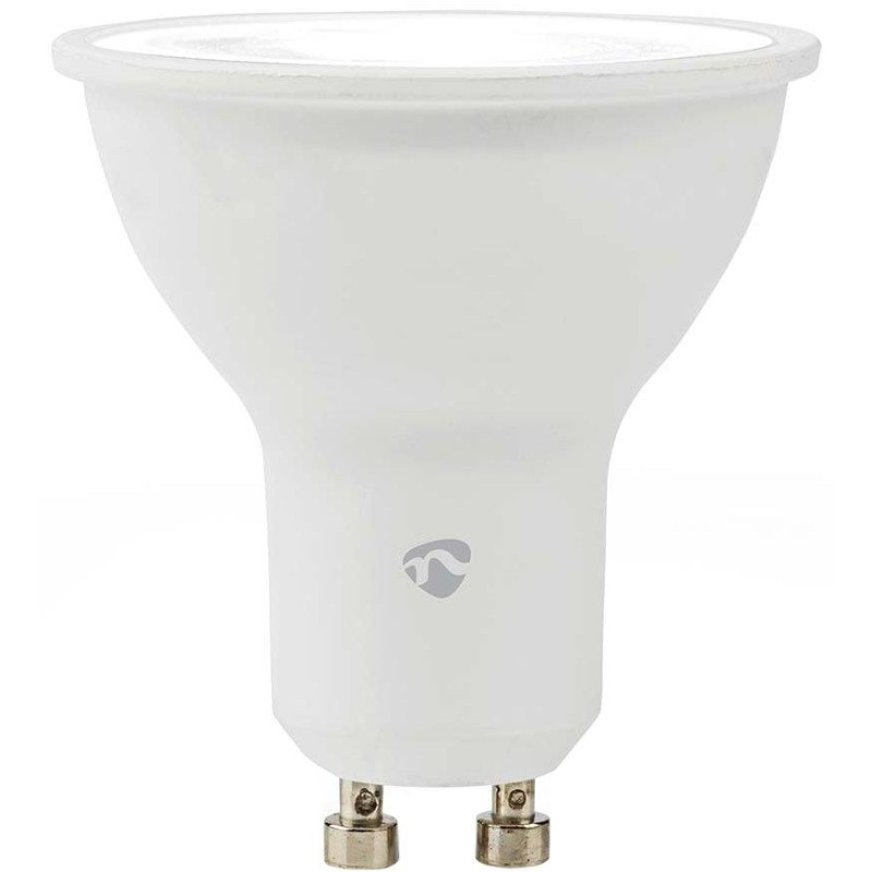 NEDIS chytrá LED žárovka/ Zigbee 3.0/ GU10/ PAR16/ 4,7W/ 230V/ 470lm/ teplá až studená bíla/ 2700 - 6500K/ RGB/ stmívate