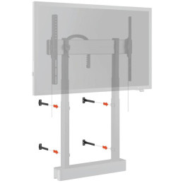 Vogels delší stěnový úchyt 7-13 cm pro RISE 200x, 4 ks, černá