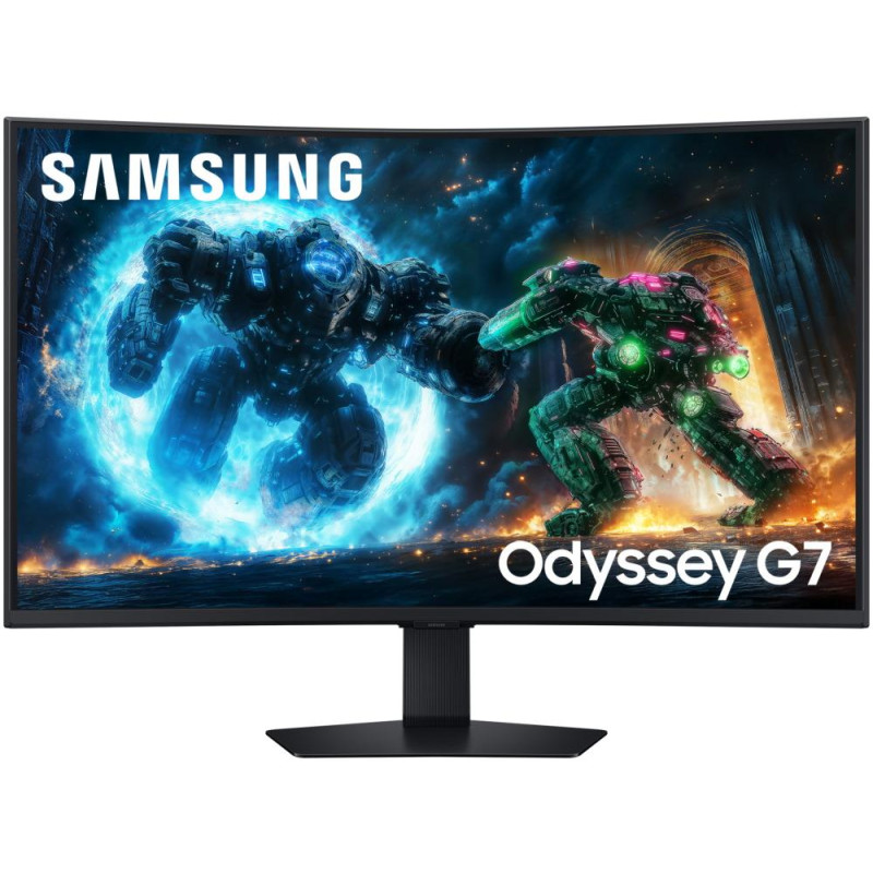 Samsung Odyssey G7 37"/ G75SF / Prohnutý / 4K 3840×2160 / 16:9 / VA / 1ms / 165Hz / HDMI / DP / USB / VESA