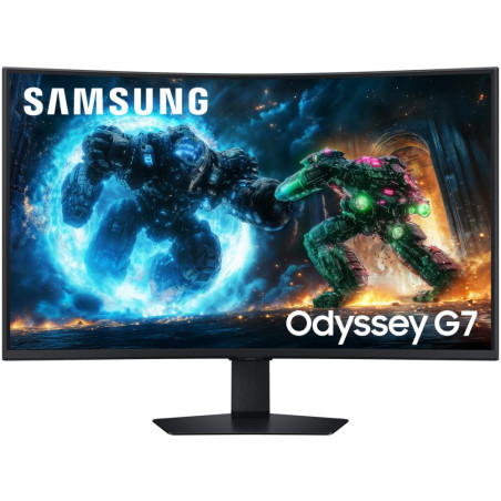 Samsung Odyssey G7 37"/ G75SF / Prohnutý / 4K 3840×2160 / 16:9 / VA / 1ms / 165Hz / HDMI / DP / USB / VESA