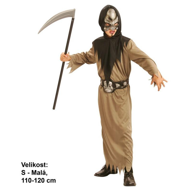 Kostým na karneval - Smrtka 110 - 120 cm