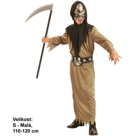 Kostým na karneval - Smrtka 110 - 120 cm