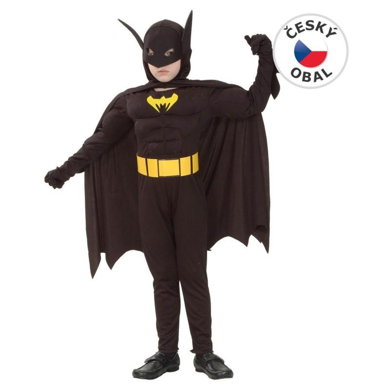 Karnevalový kostým Netopýří muž, 120-130cm