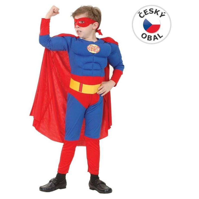 Kostým na karneval - Super hrdina, 120-130 cm