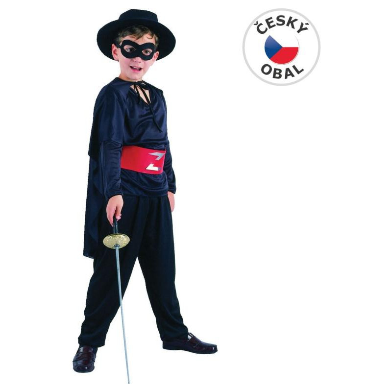 Kostým na karneval - Bandita, 120-130 cm