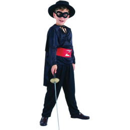 Kostým na karneval - Bandita, 120-130 cm