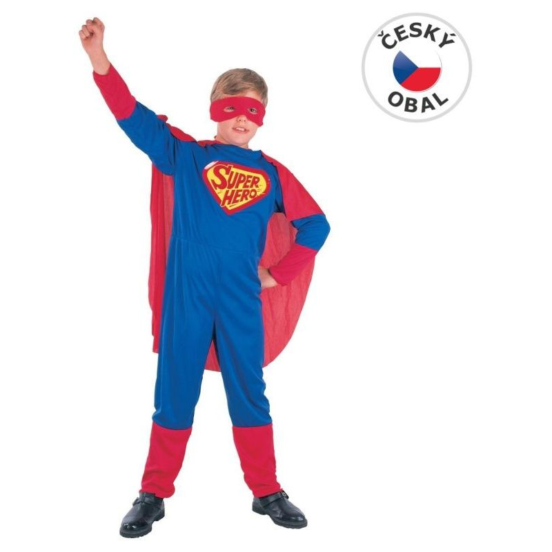 Kostým na karneval Super hrdina, 110-120cm
