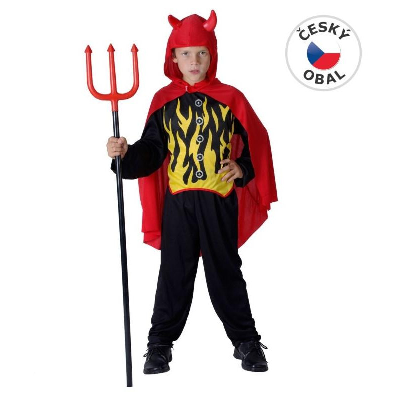 Kostým na karneval Čert, 120-130cm