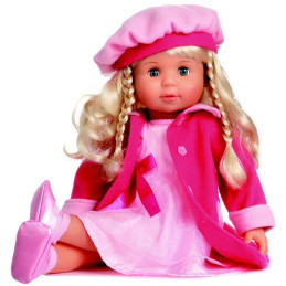 MaDe Panenka Adélka 100 funkcí, 45cm, růžová