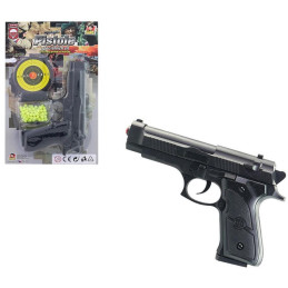 Pistolka na kartě s náhradními kuličkami