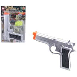 Pistole na kuličky na kartě na pružinu 21 cm