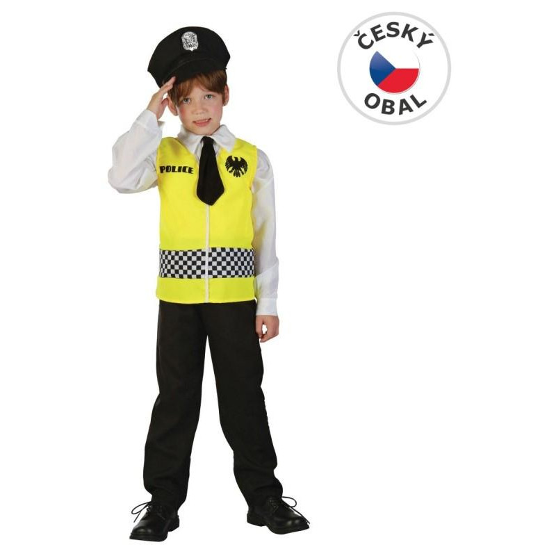 Kostým na karneval Policie, 120-130cm