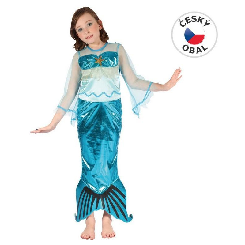 Kostým na karneval Mořská panna, 120-130cm
