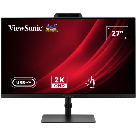 ViewSonic VG2741V-2K 27" QHD SuperClear® IPS/120Hz/ HDMI, DP, 5MP Webcam, microphone, USB, USB-C 15W, repro