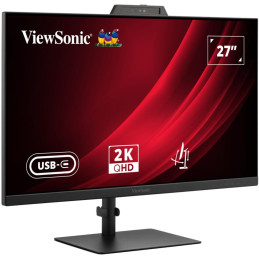 ViewSonic VG2741V-2K 27" QHD SuperClear® IPS/120Hz/ HDMI, DP, 5MP Webcam, microphone, USB, USB-C 15W, repro
