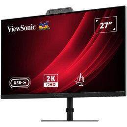 ViewSonic VG2741V-2K 27" QHD SuperClear® IPS/120Hz/ HDMI, DP, 5MP Webcam, microphone, USB, USB-C 15W, repro
