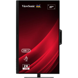 ViewSonic VG2741V-2K 27" QHD SuperClear® IPS/120Hz/ HDMI, DP, 5MP Webcam, microphone, USB, USB-C 15W, repro